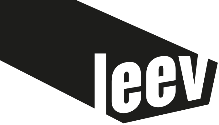 The logo of a brand called Leev.