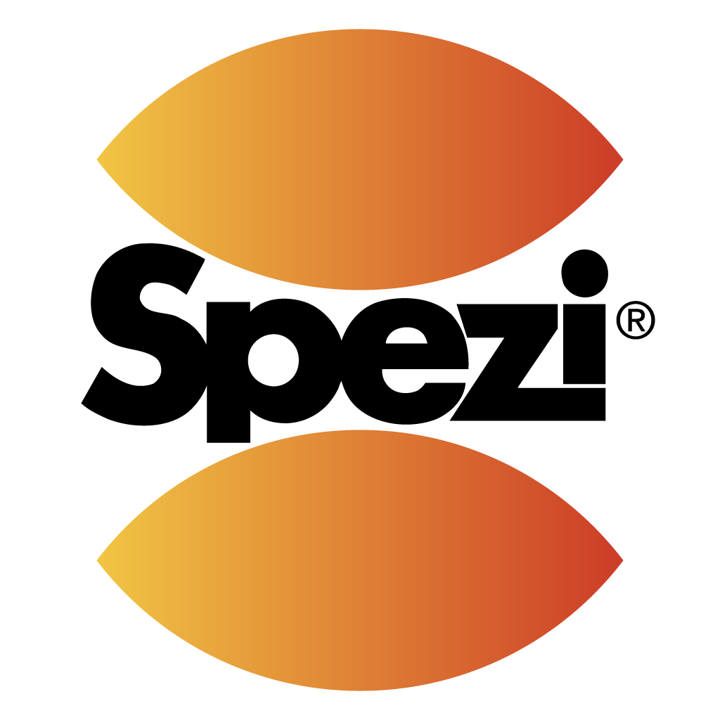 The logo of a brand called Spezi.